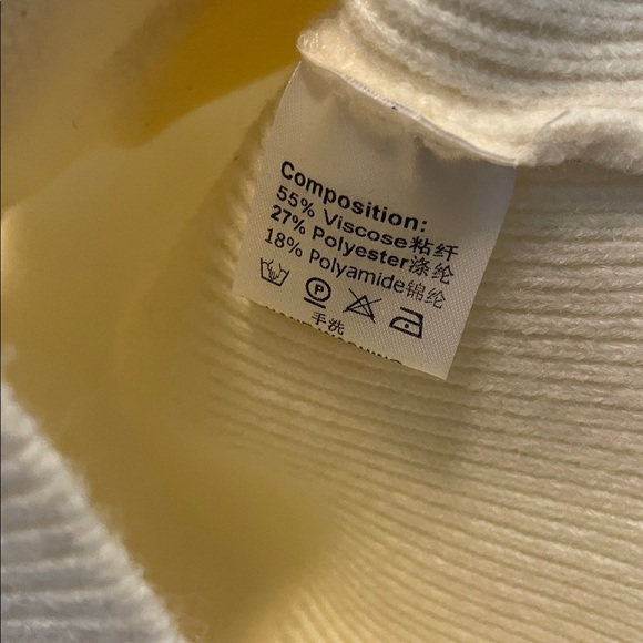 SHEIN Cream Short Sleeve Cardigan - Picture 5 of 7